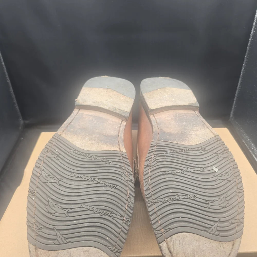Tommy Bahama Tan Leather Slip-On‎ Loafers